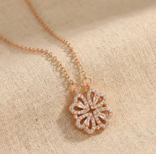 Cupid's Clover Collection - Rose & Necklace Box